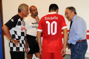 Giancarlo Fisichella - Ivan Capelli - Mario di Natale - Riccardo Patrese